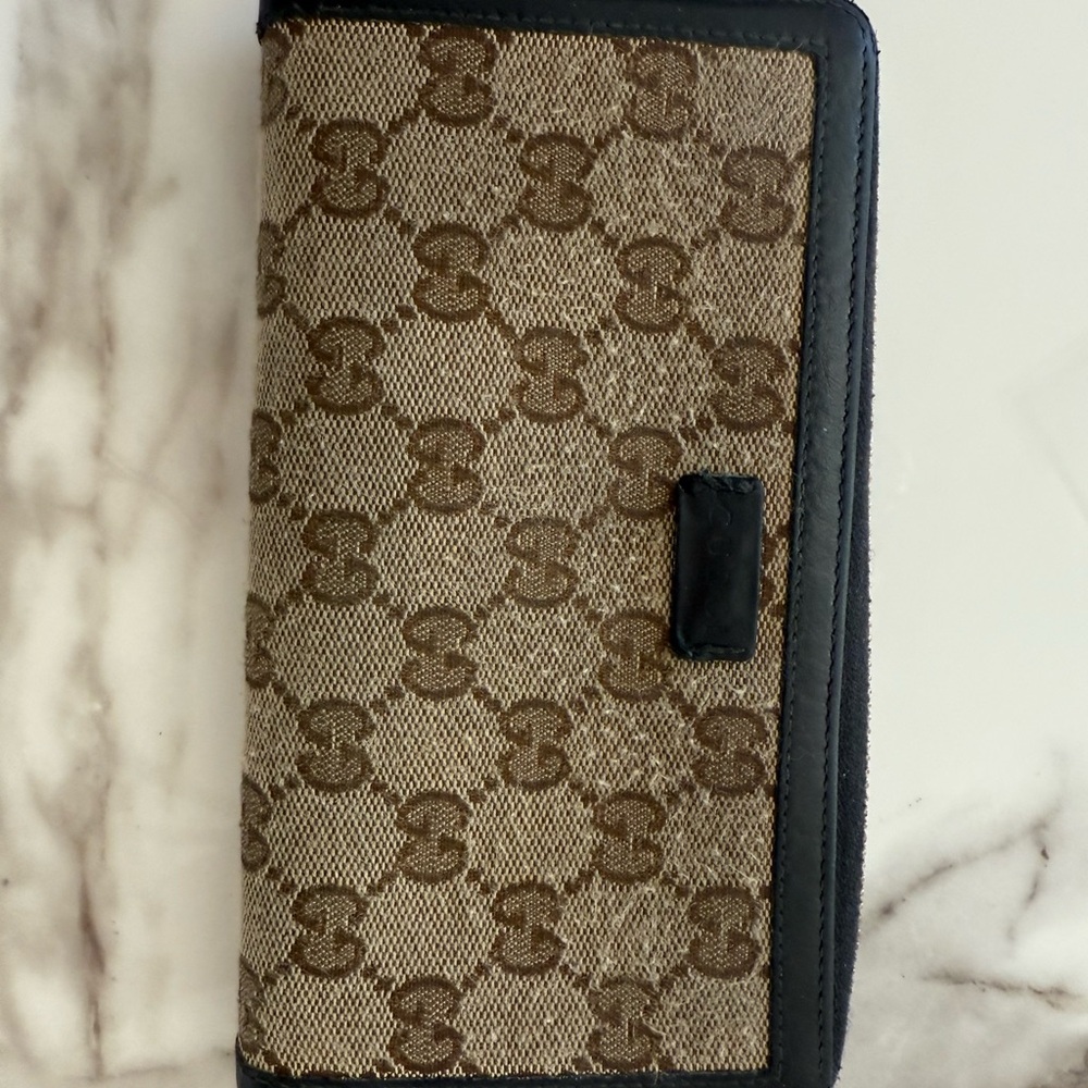 Gucci Brown and Black Wallet